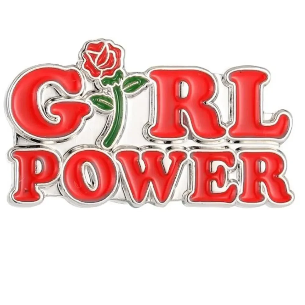 Girl Power Pin Brooch